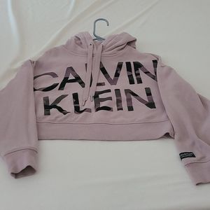 CALVIN KLEIN CROPPED SWEATSHIRT